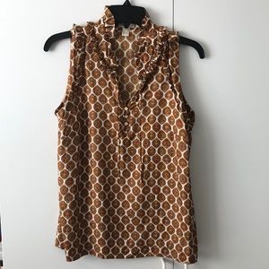J Crew Sleeveless Blouse, EUC, size 6
